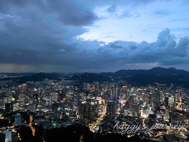 Nソウルタワーからの夜景