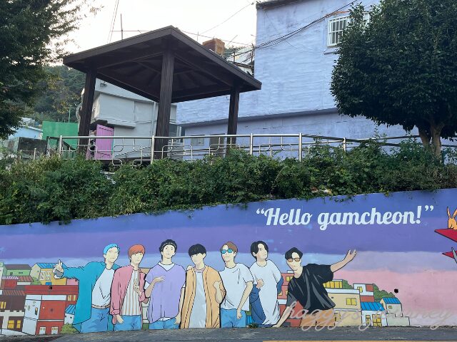 甘川文化村、BTS、壁画