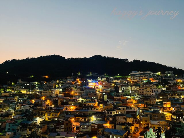 甘川文化村、夜景